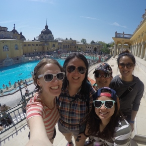 Budapest Day 1 – Thermal Baths and Sunshine